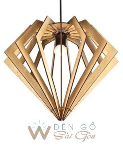 Đèn gỗ trang trí - Mẫu DG011