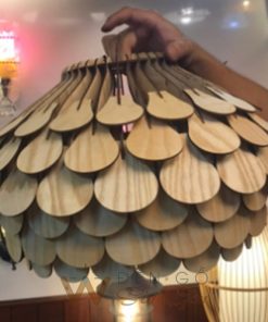 Đèn gỗ trang trí - Mẫu DG028