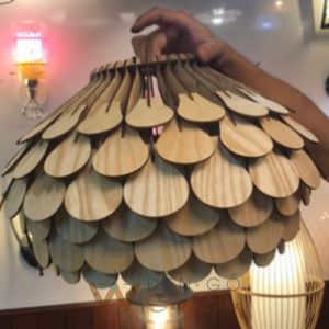 Đèn gỗ trang trí - Mẫu DG028