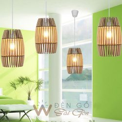 Đèn gỗ trang trí - Mẫu DG032