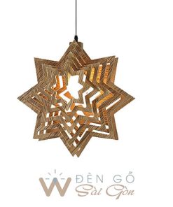 Đèn gỗ trang trí - Mẫu DG043