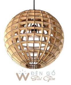 Đèn gỗ trang trí - Mẫu DG049