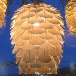 Đèn gỗ trang trí - Mẫu DG066