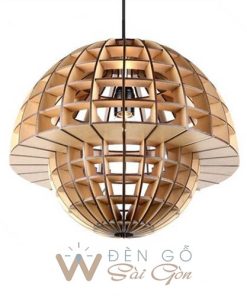Đèn gỗ trang trí - Mẫu DG071