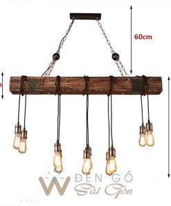 Đèn gỗ trang trí - Mẫu DG072