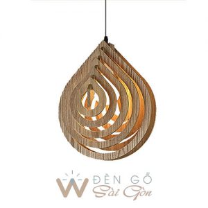 Đèn gỗ trang trí - Mẫu DG074
