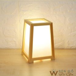 Đèn gỗ để bàn hình thang tối giản DG717