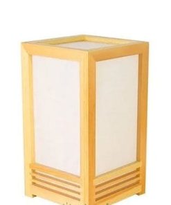 Alternative view of Đèn gỗ để bàn trang trí homestay, khách sạn DG709