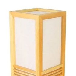 Alternative view of Đèn gỗ để bàn trang trí homestay, khách sạn DG709