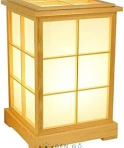 Alternative view of Đèn để bàn bằng gỗ đế bằng cao cấp DG710