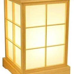 Alternative view of Đèn để bàn bằng gỗ đế bằng cao cấp DG710