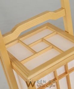 Alternative view of Đèn bàn gỗ đặt sàn phòng thiền DG711